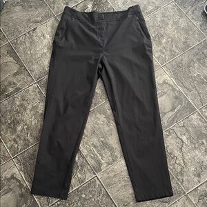 LOLE Women’s Black Athleisure Straight-Leg Recycled Polyester Casual Pants